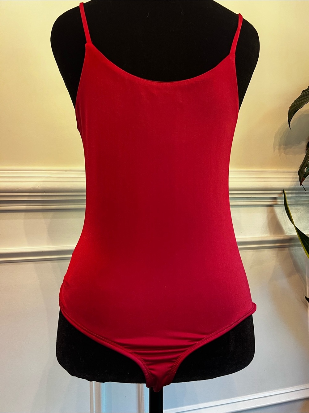 Lulus Red Twist-Front Spaghetti Strap Bodysuit - Picture 5 of 7